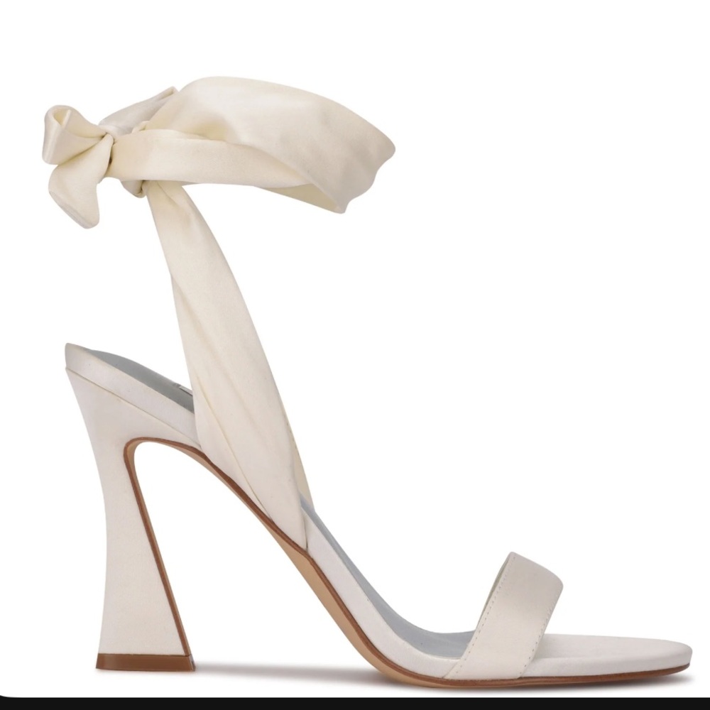 Nine West Kelsie ankle wrap heeled sandals